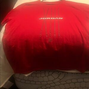 Jordan Red Short Sleeve Tees